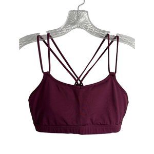 Lululemon Strappy Mesh Combo Sports Bra Size 6